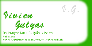 vivien gulyas business card