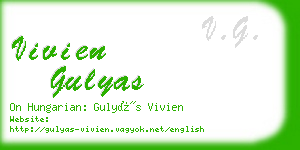 vivien gulyas business card